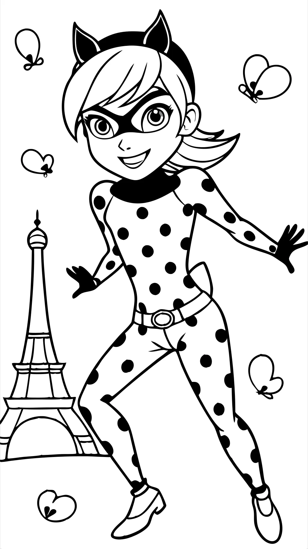 miraculous ladybug coloring page